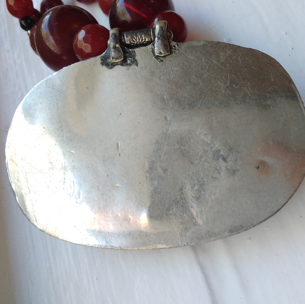 Raw Ruby Necklace - image 8